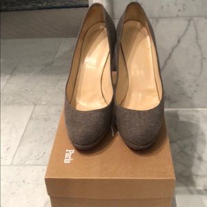 Christian Louboutin Simple Pump 120 Flannel Gray